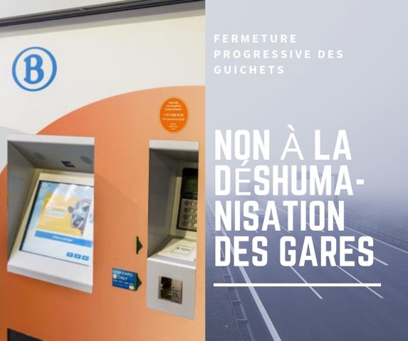 Action contre la déshumanisation de la gare de Marloie et autres gares de la province de Luxembourg