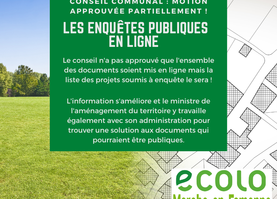 Retours du conseil communal du 7 septembre 2020