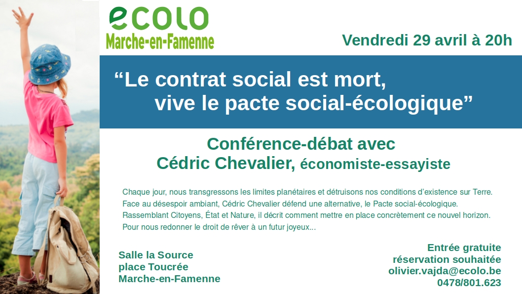 Le contrat social est mort vive le pacte social-écologique